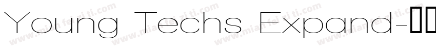 Young Techs Expand字体转换
